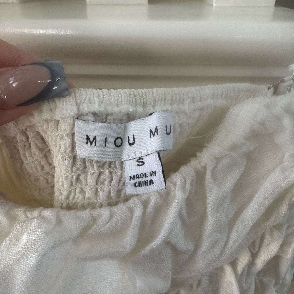 Miou Muse Ruffle Tank - Picture 3 of 3